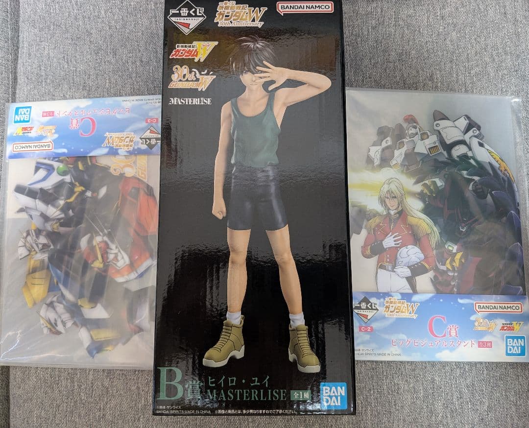 1番くじ ガンダムW B賞 C賞 G賞13枚セット　ヒイロ・ユイ フィギュア