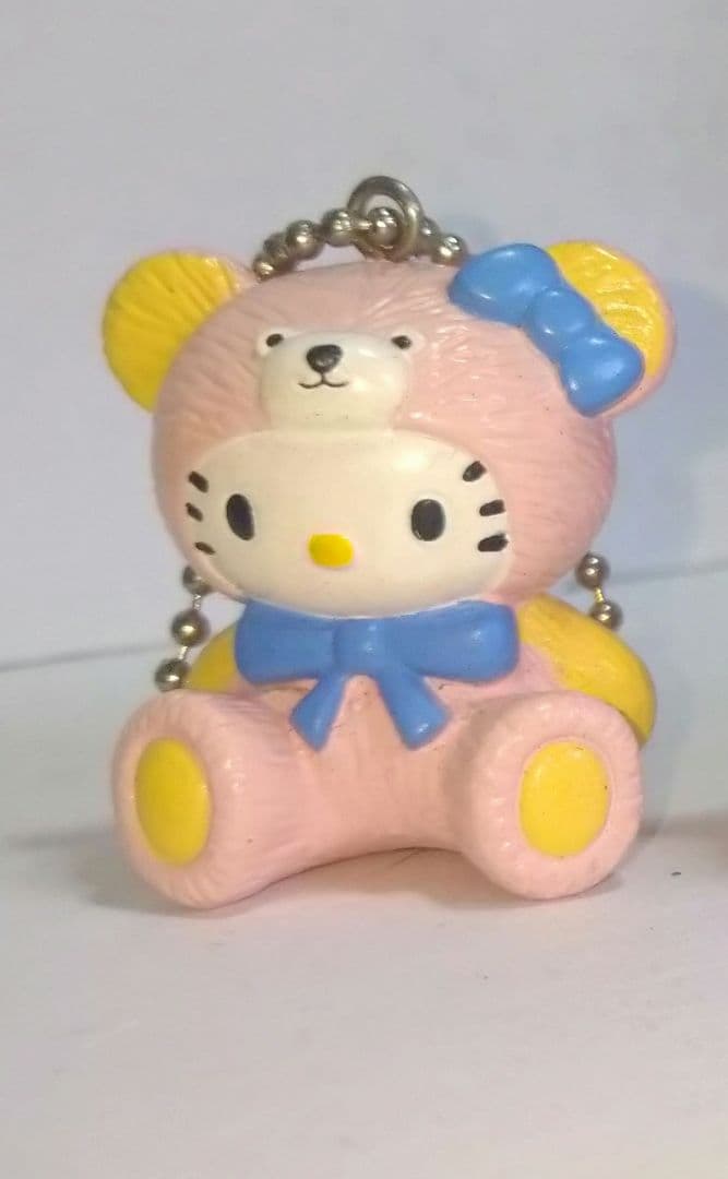 【絶版】サンリオ　テディベア　キティちゃん　キーホルダー【レア】