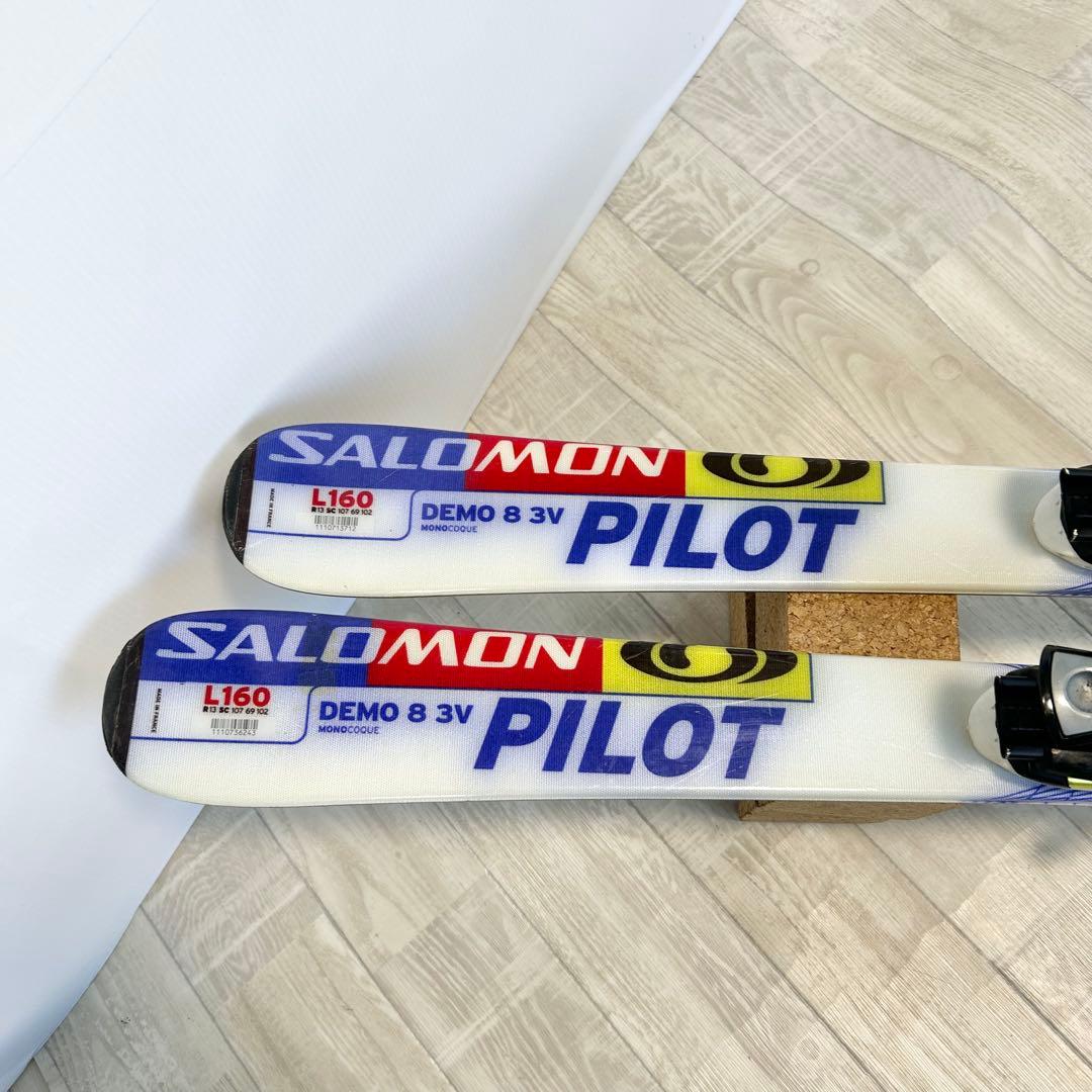 サロモン デモ 8 3V 160㎝＋S8 10 ti（Pilot SYSTEM）