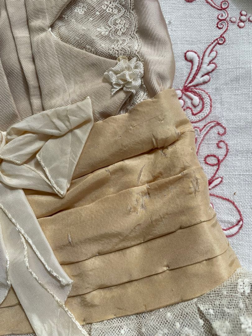 ♡ アンティークビスクドール さんのドレス♡ アンティークドールドレス