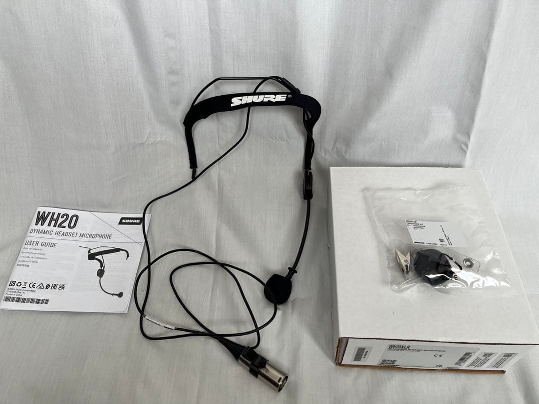 SHURE ダイナミック マイクロホン XLRケーブル WH20XLR