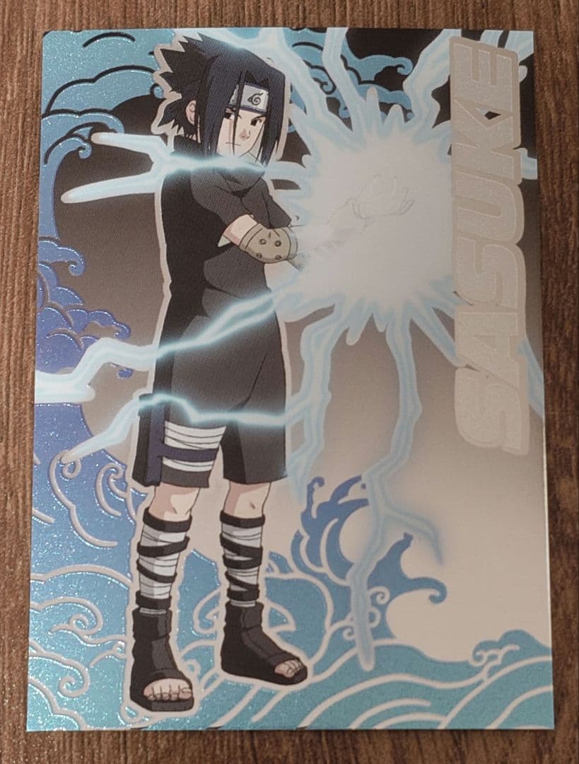 NARUTO ナルト エッチングカード うちはサスケ 希少