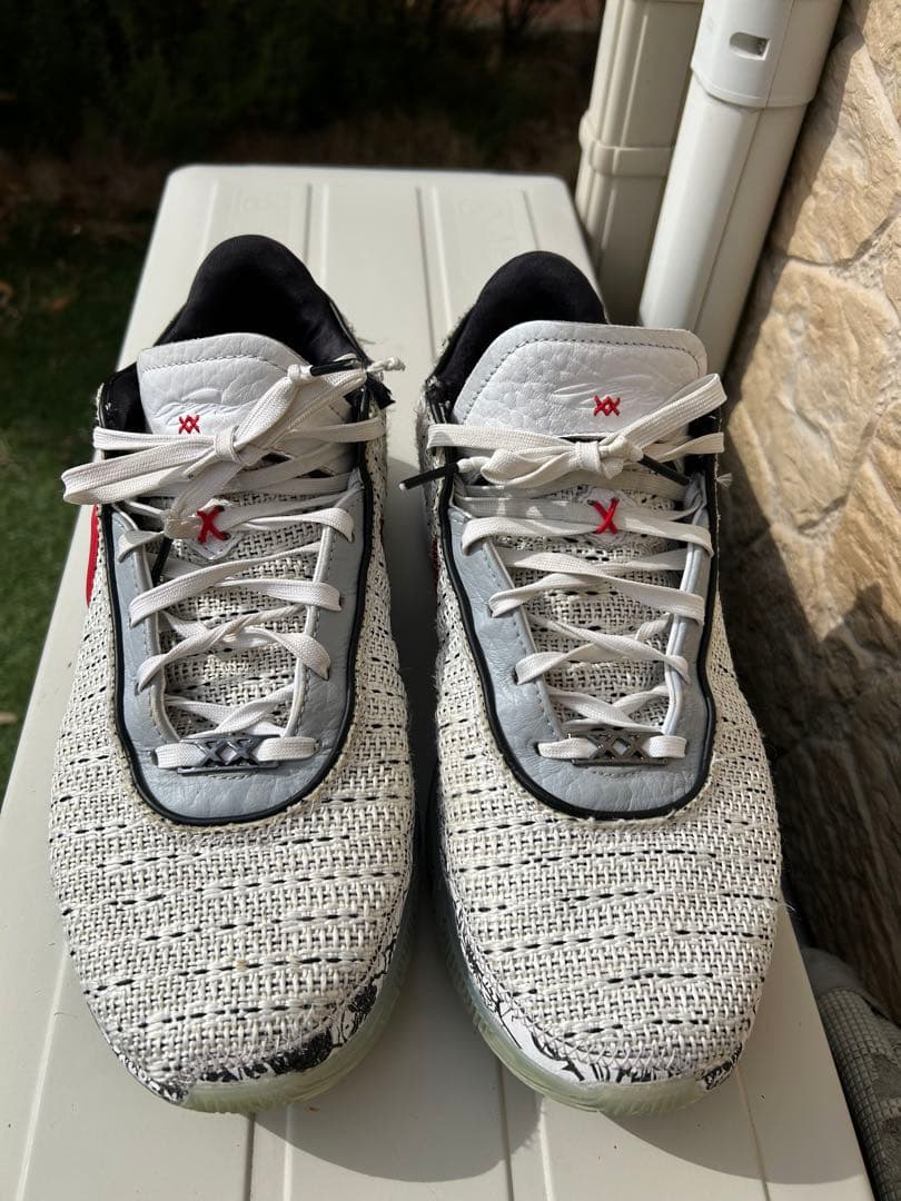 Nike LeBron 20 バスケットボールシューズ ホワイト/ゴールド