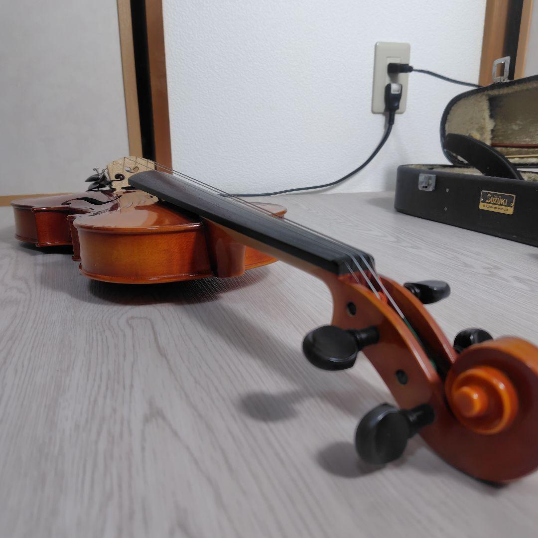 4/4 No.280 SUZUKI VIOLIN 弓・肩当て付