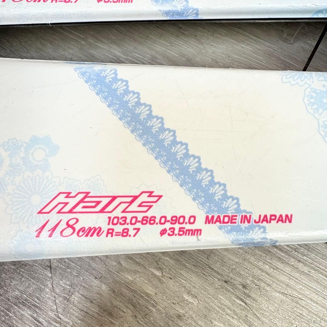 【キッズスキー】ハート スキーセット 118cm ブーツ 22〜22.5cm
