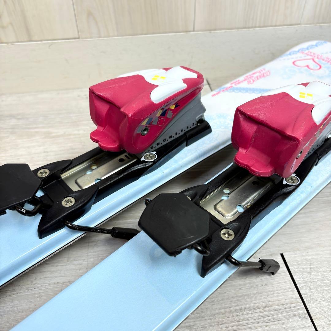 【キッズスキー】ハート スキーセット 118cm ブーツ 22〜22.5cm