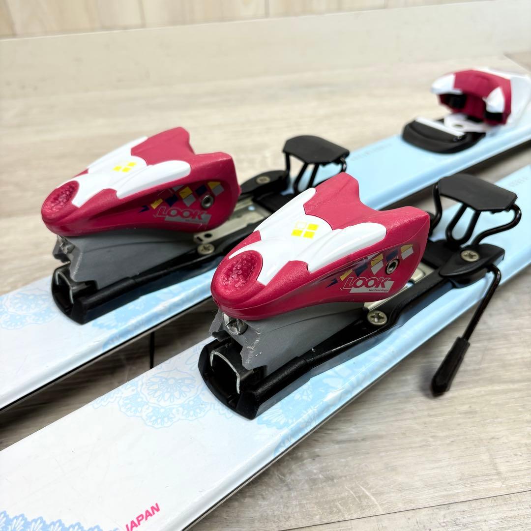【キッズスキー】ハート スキーセット 118cm ブーツ 22〜22.5cm