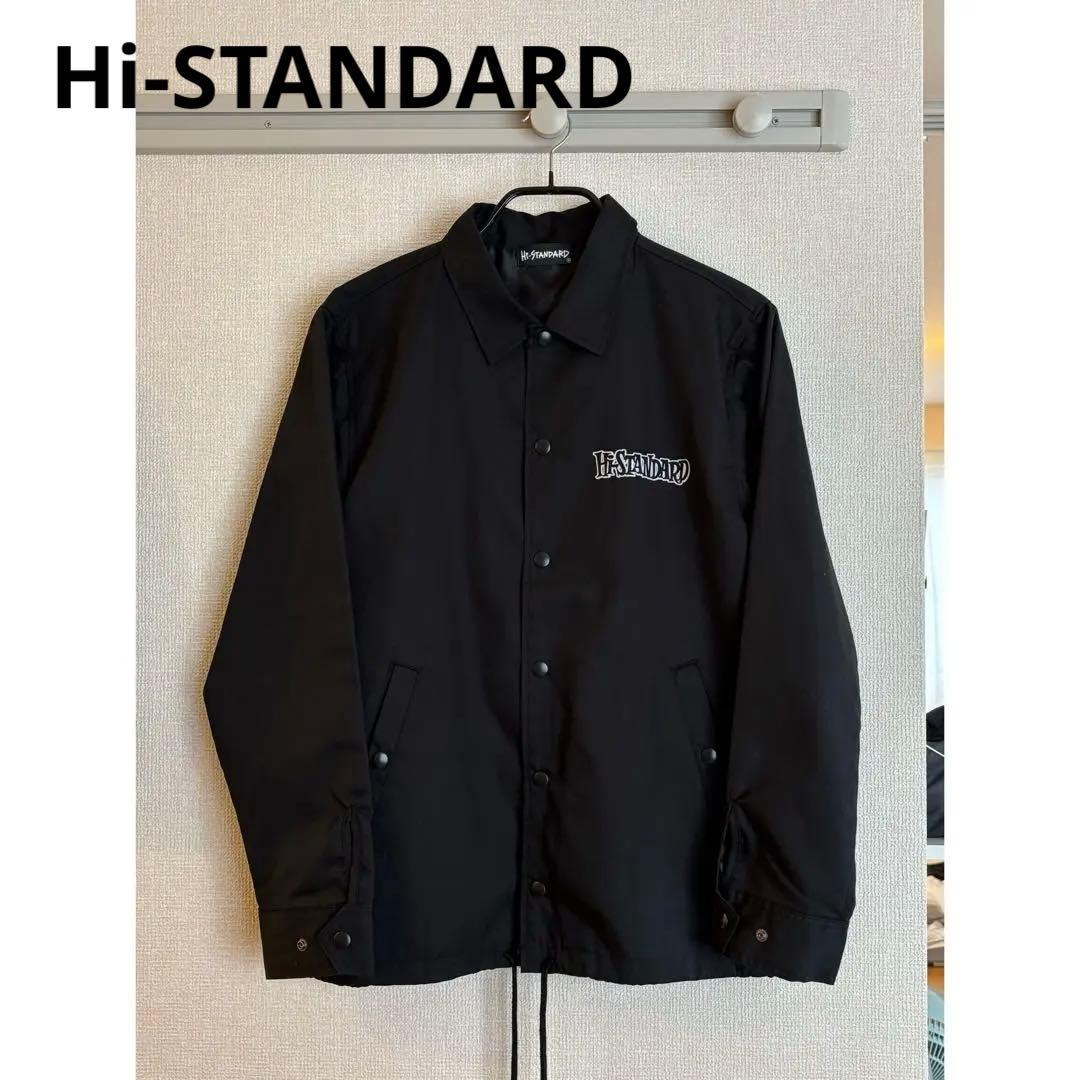 Hi-STANDARD - HS LOGO COACH JACKET（ブラック)