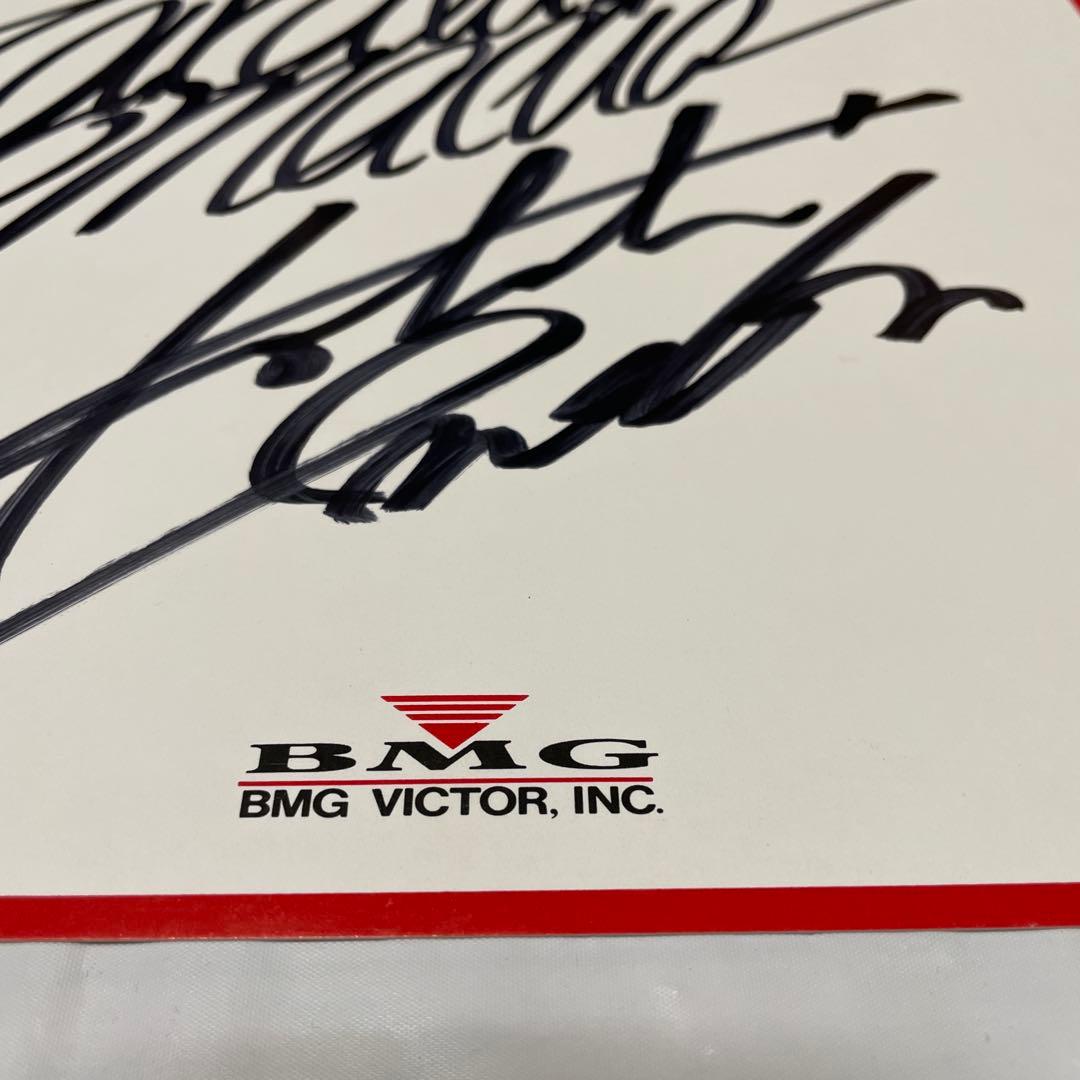 B'z 直筆サイン色紙 BMG色紙