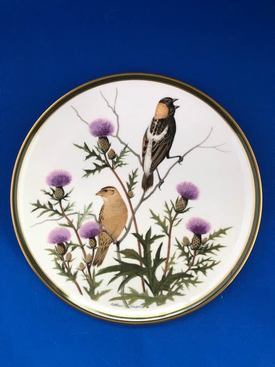 希少★ウェッジウッド製 飾り皿鳴き鳥シリーズ