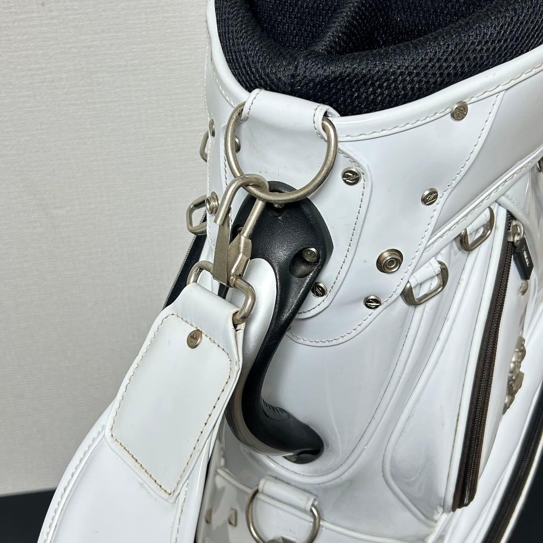 ZEAL 限定 スカルデザイン キャディバッグ 9.0型 3点式 ド派手