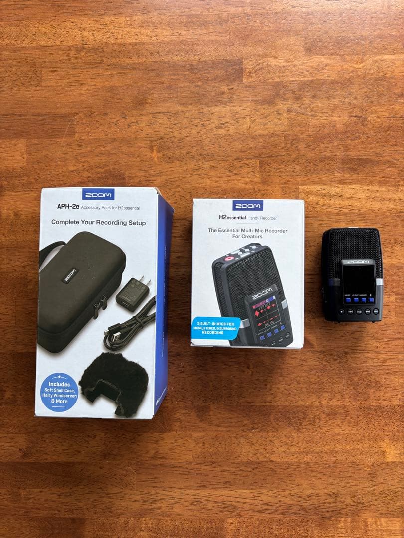 ZOOM H2 essential ハンディレコーダー 純正アクセサリーセット