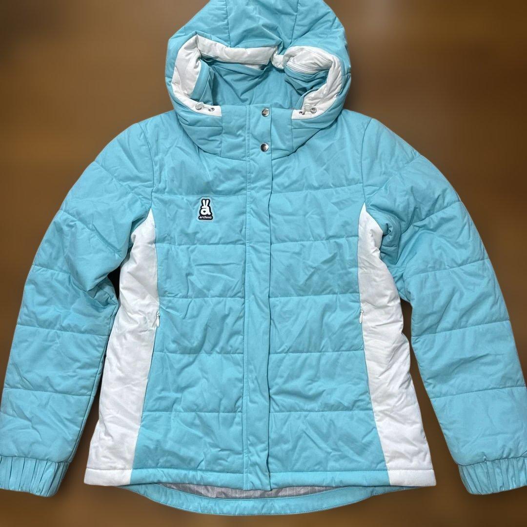 NSI☆archivio 水色 フード付きジャケット 38サイズ