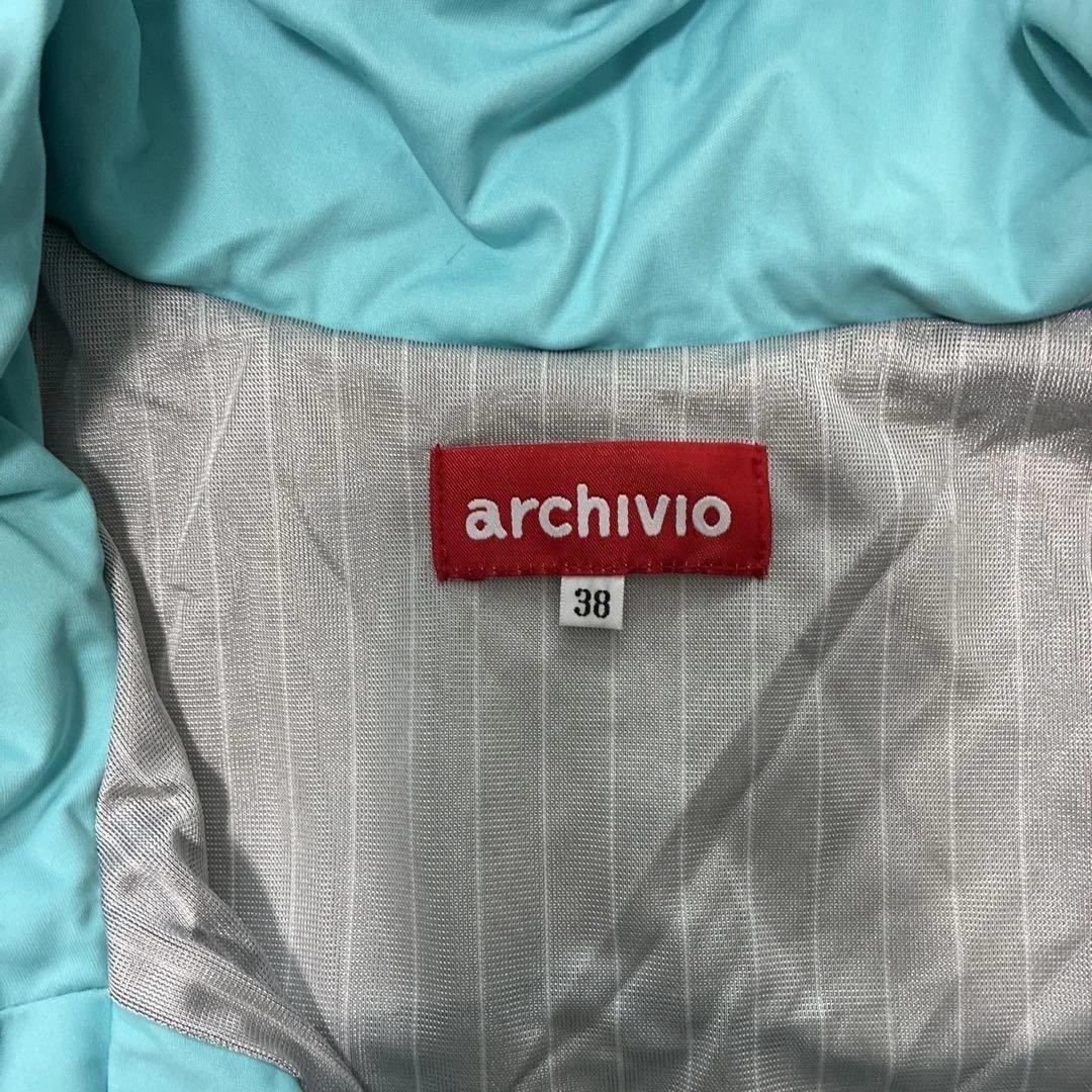 NSI☆archivio 水色 フード付きジャケット 38サイズ