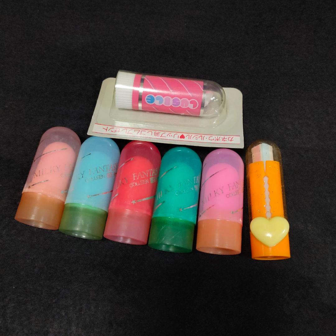 ■ 昭和レトロ リップ系消しゴムセット ルシル MILKY FANTASY ■