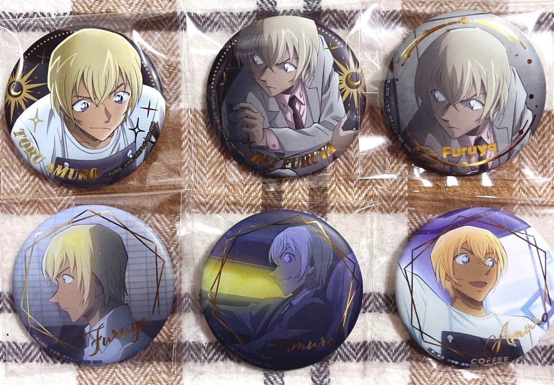 安室透　トムス　缶バッジ