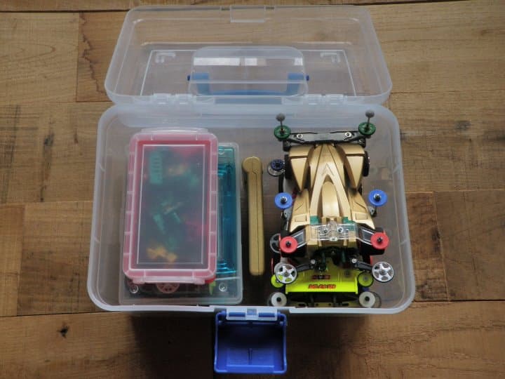 ミニ四駆セット（レツ&ゴー レーサーバトル電子手帳付き）