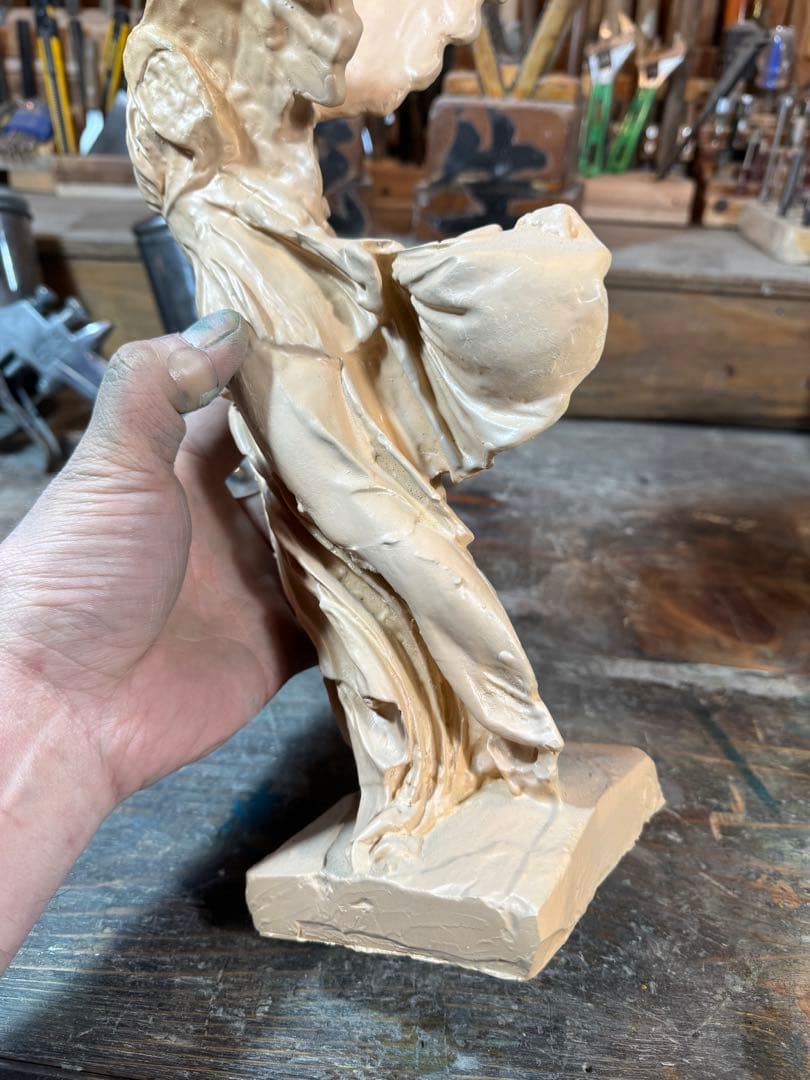 サモトラケのニケ・型製造・未仕上げ品 h350× w200×220 約1.5kg