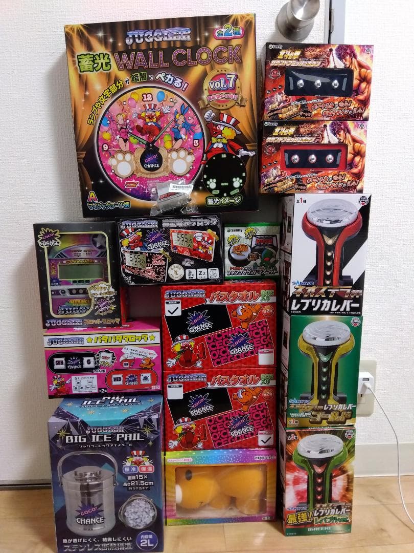 JUGGLER　北斗の拳　パチンコグッズ15点　まとめ売り　レバブル　未開封