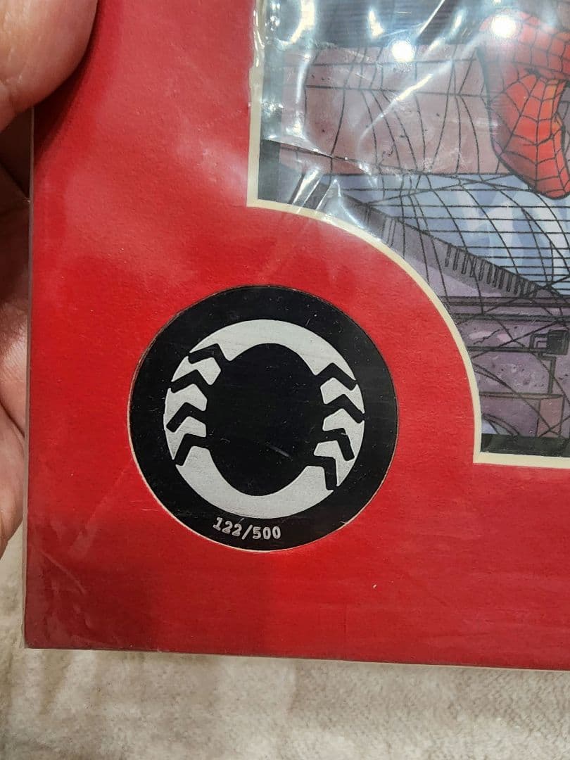 スパイダーマン　レーザーアート