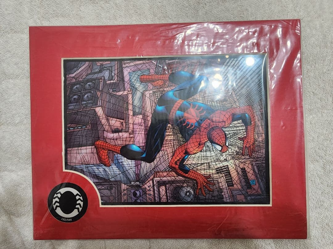 スパイダーマン　レーザーアート