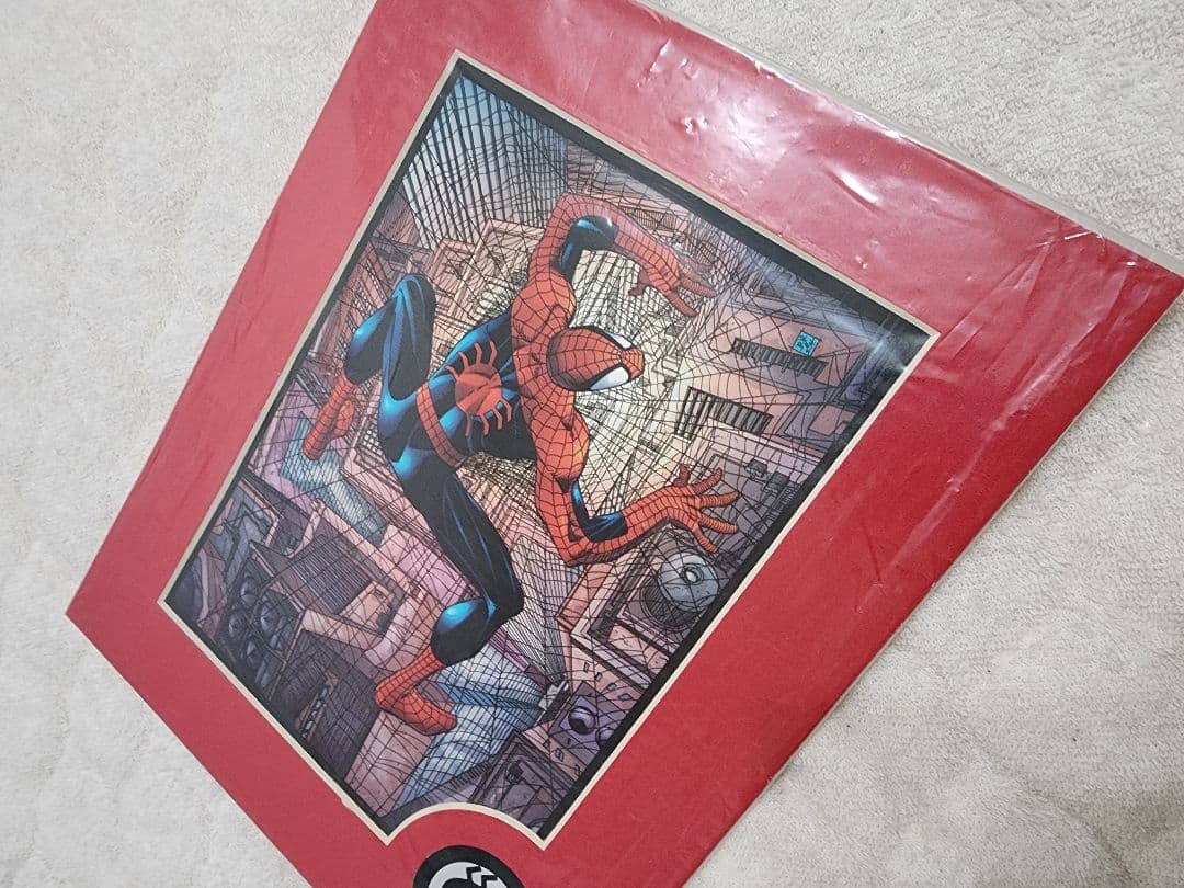 スパイダーマン　レーザーアート