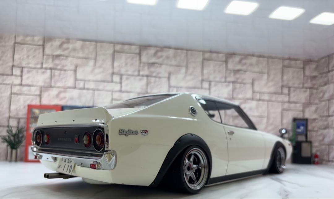 1/12ミニカー　IG 日産スカイラインケンメリ GTRロンシャン深リムカスタム