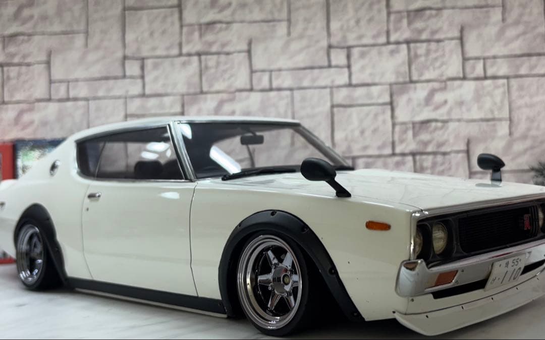1/12ミニカー　IG 日産スカイラインケンメリ GTRロンシャン深リムカスタム