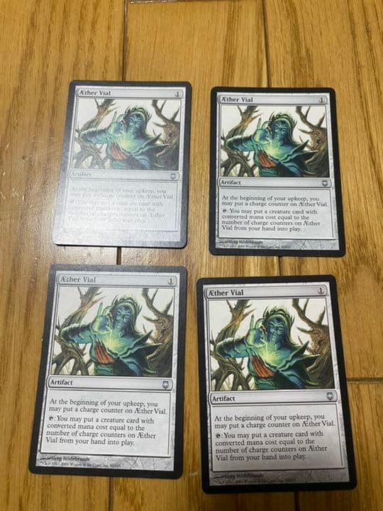 霊気の薬瓶 MTG 英語　4枚セット