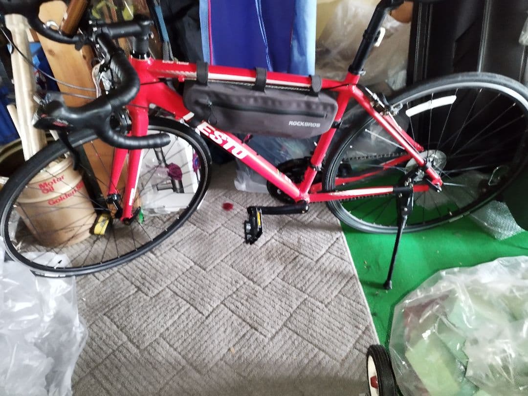 NESTO 赤 ロードバイク 465