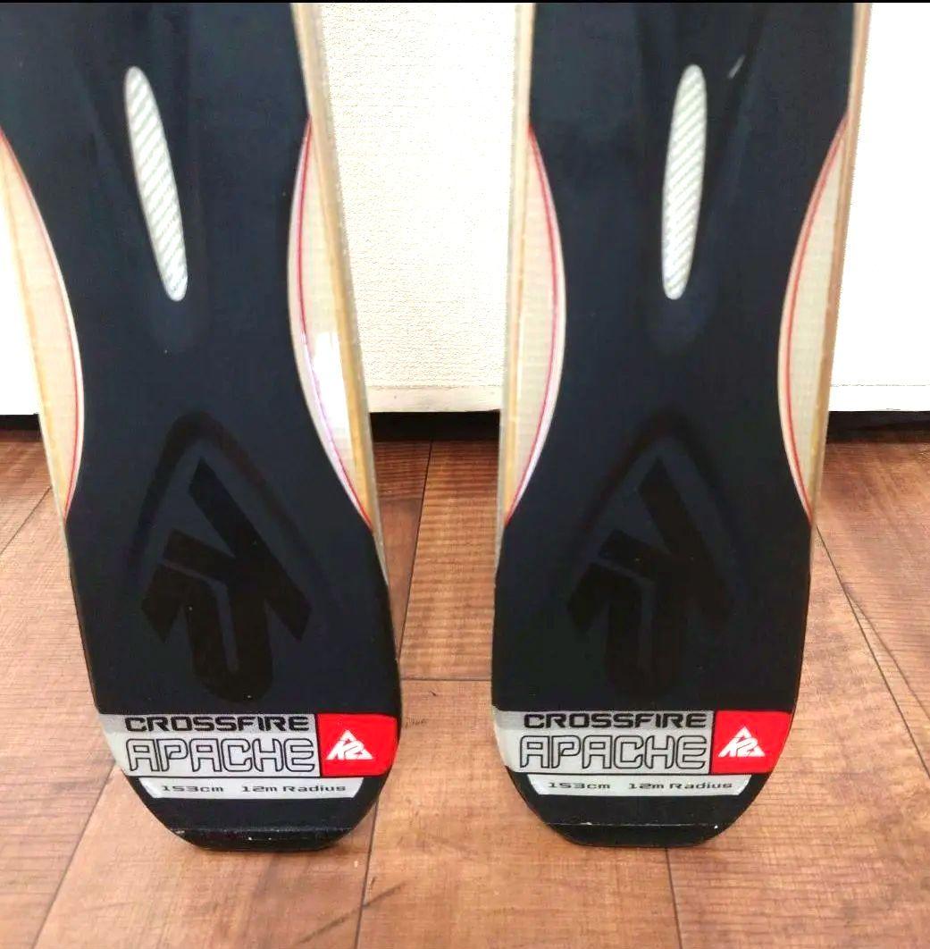 スキー板　K2　クロスファイヤー　アパッチ　ビンディング付き