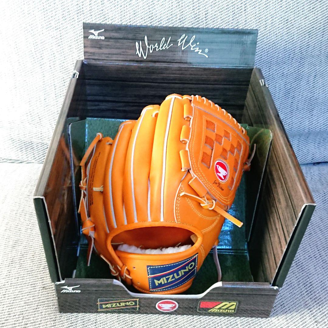 激レア ミズノ グローブ 赤カップ 復刻モデル ワールドウィン 限定