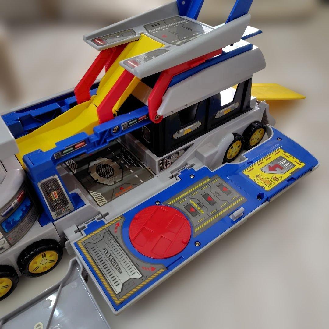 貴重　新品電池交換済み　トミカ マグナムパトレーラー ハイパーブルーポリス