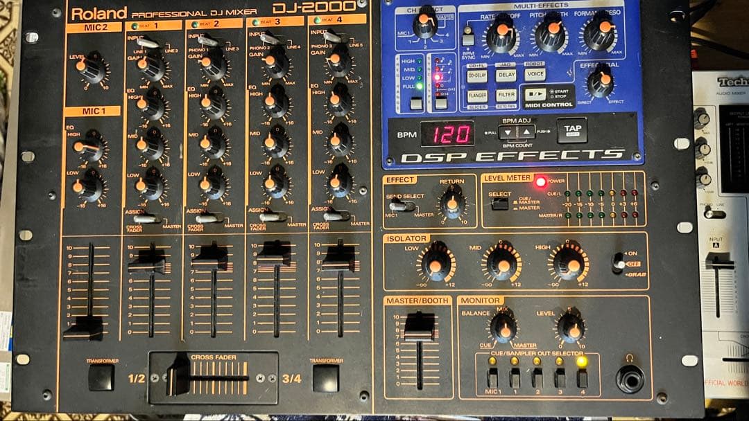 Roland DJ-2000 DJミキサー【ワンオーナー⭐︎動作OK】