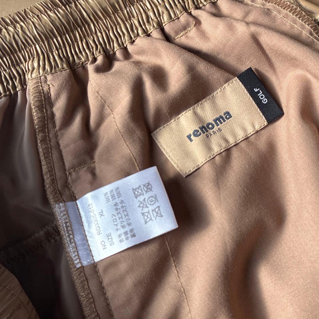 新品renoma Golf キルティングパンツ定価¥30800