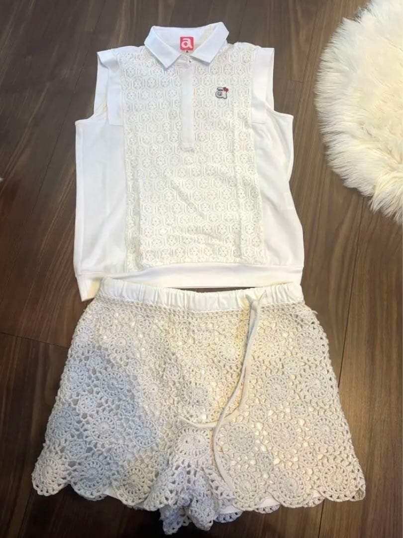 archivio ポロシャツとショートパンツセット