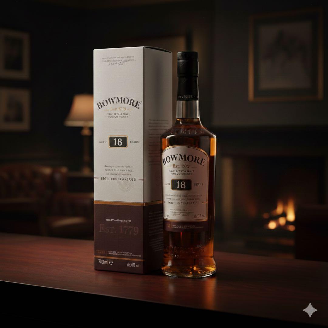 【未開栓品】BOWMORE 18年 700ml　シングルモルトウイスキー