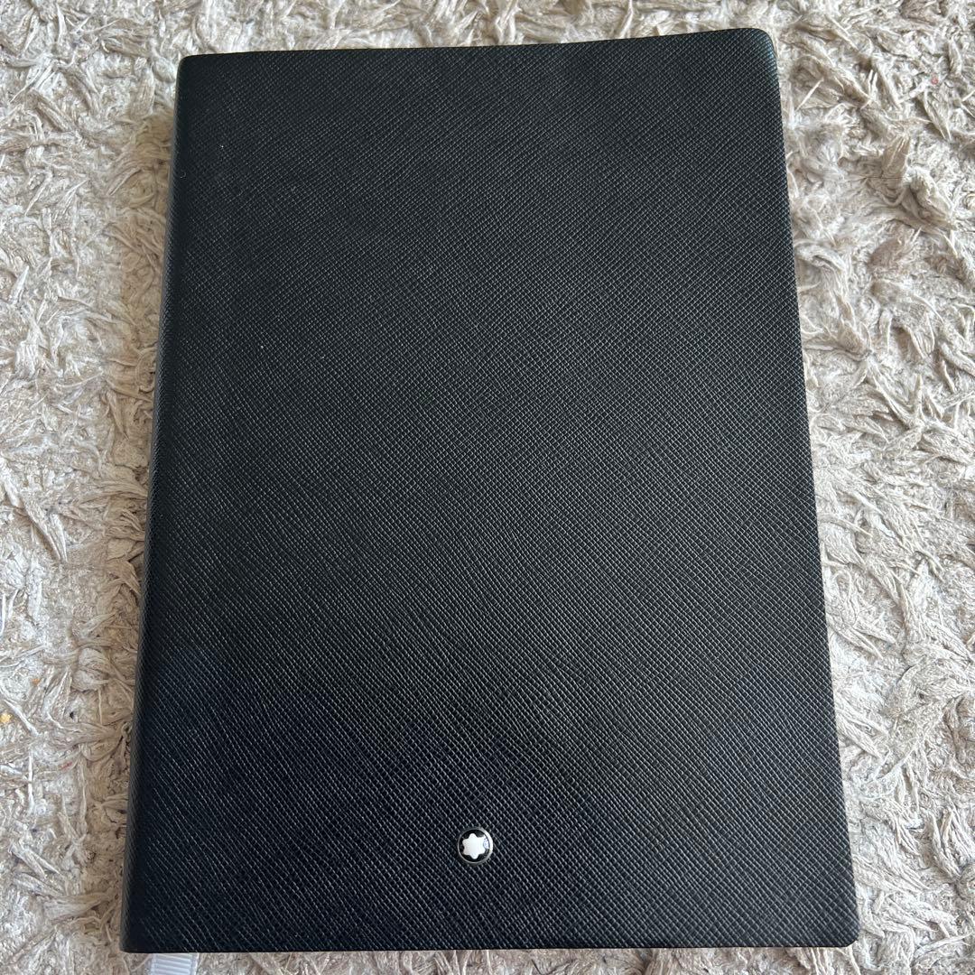 MONTBLANC ブラックレザー ノートブック