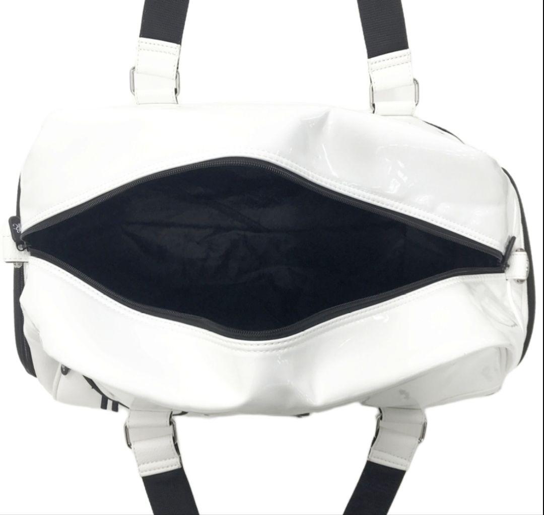 1PIU1UGUALE3 GOLF ボストンバッグ ホワイト