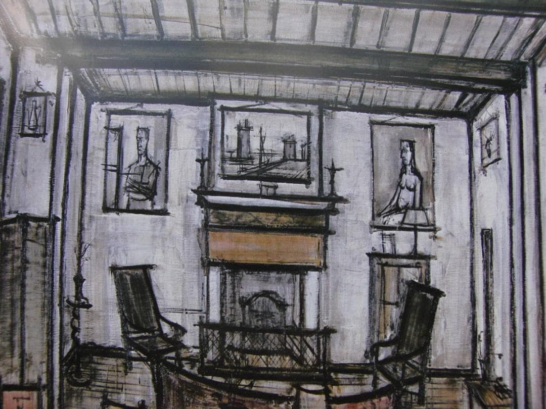 ベルナール・ビュッフェ、「Le salon de Manines」