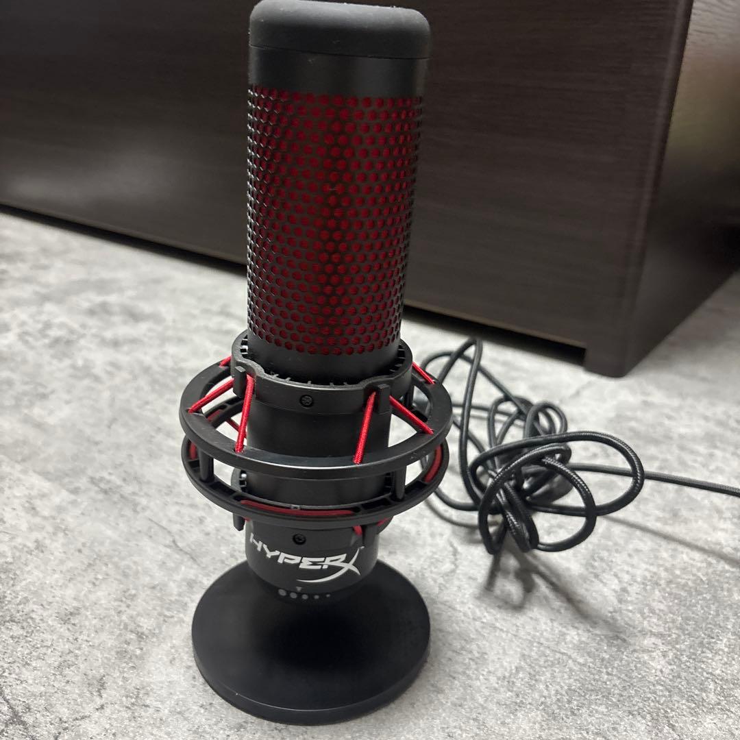 HyperX ダイナミックマイク 黒と赤