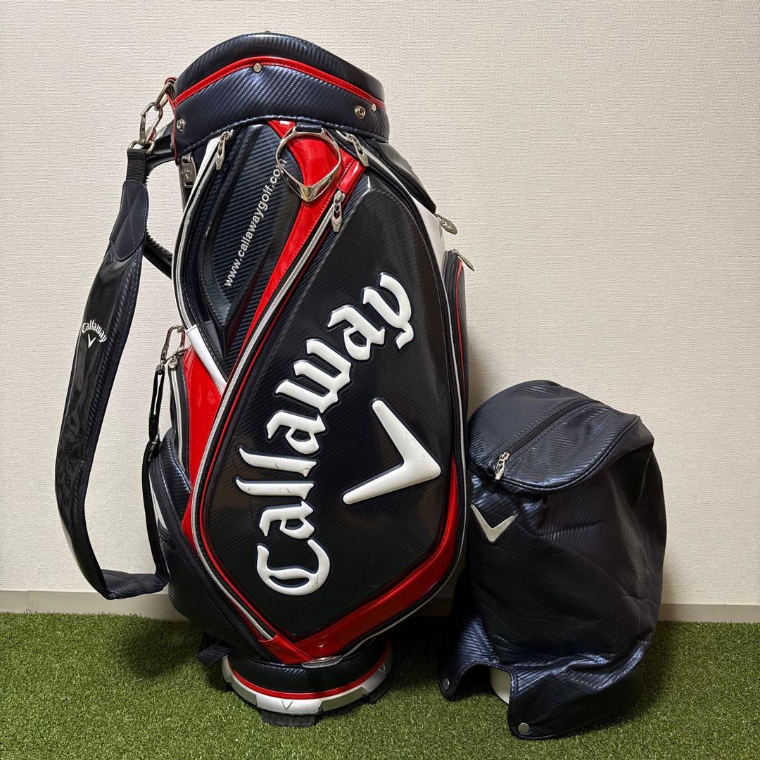 Callaway キャロウェイ キャディバッグ トリコロール 9型 カーボン調