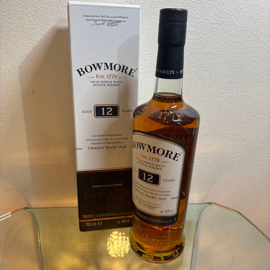 NA3340NA3352 BOWMORE ボウモア 12年 ウイスキー 箱付き