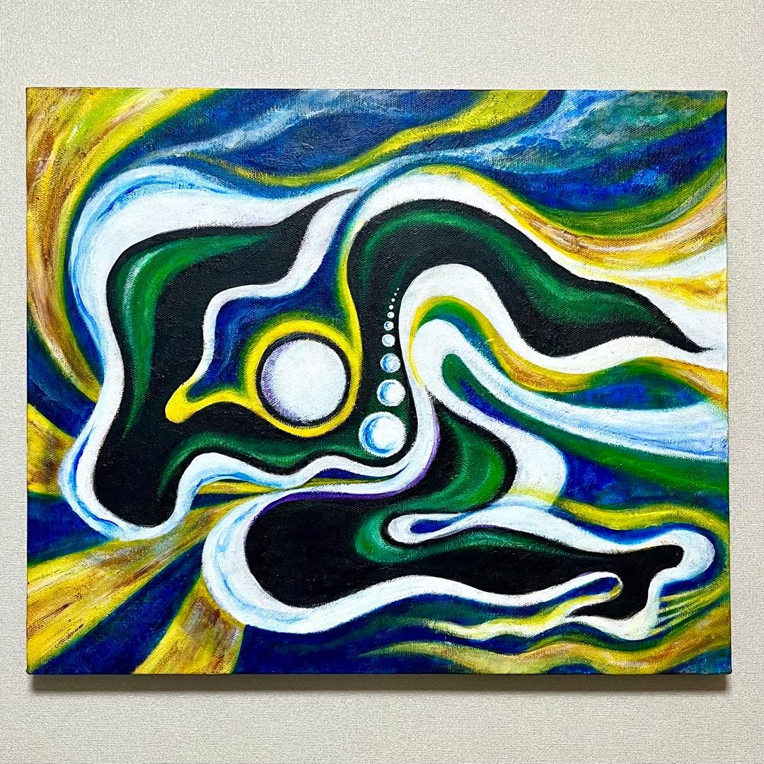 【駆ける】　頑張る人に(^^) アクリル画　原画の販売です