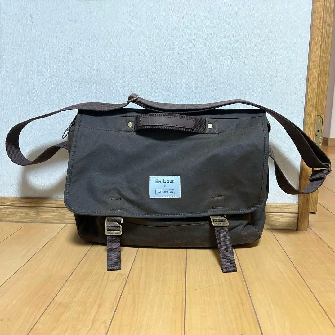 Barbour × Brompton Wax City Bag