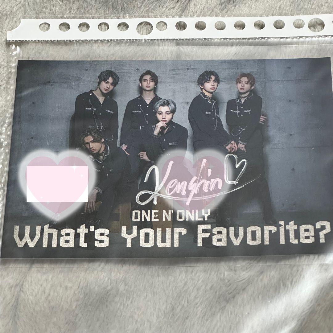 上村謙信 直筆サイン入り ポストカード What's YourFavorite？