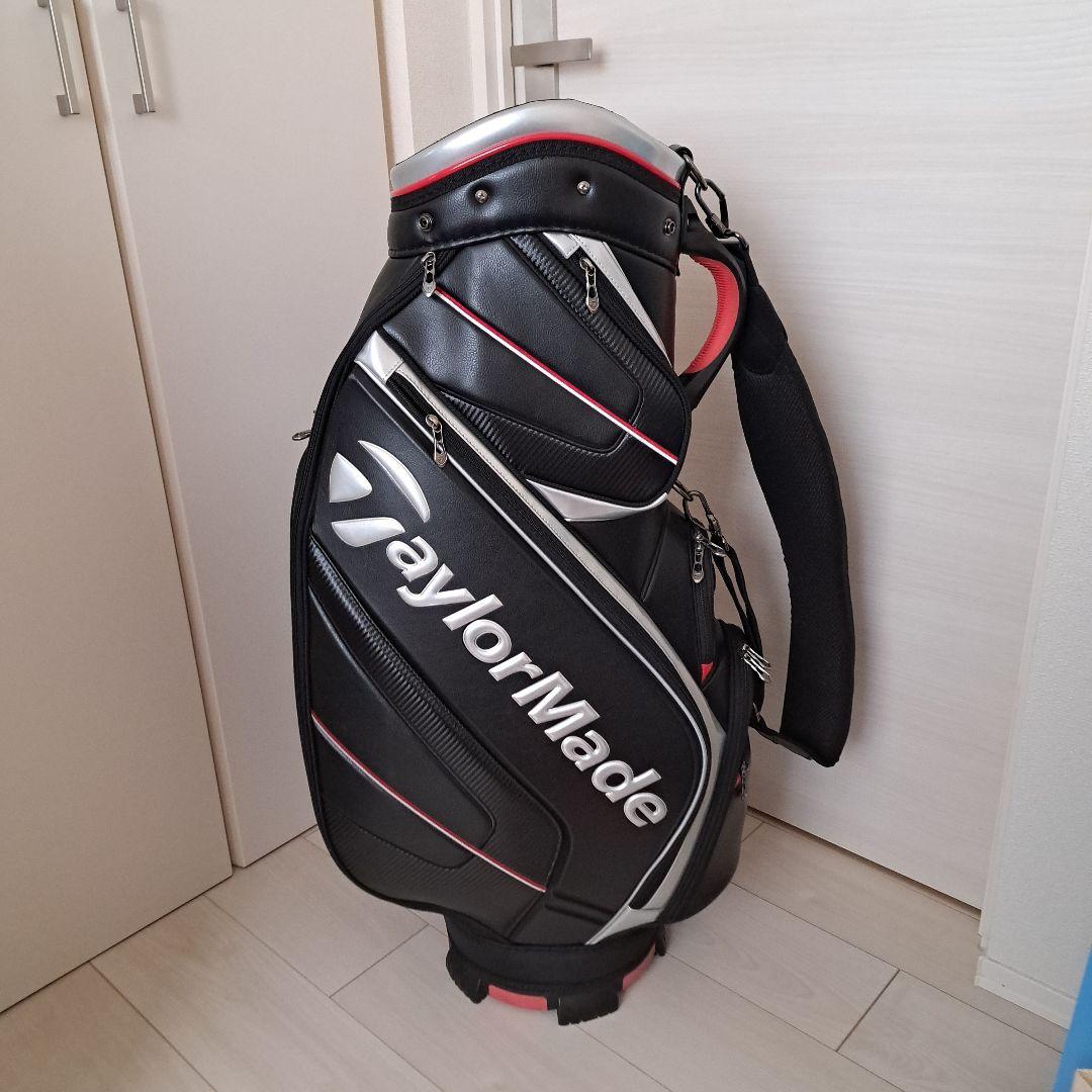 テーラーメイド ゴルフキャディバッグ 黒/赤