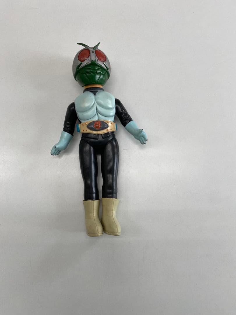 旧バンダイ　仮面ライダー　当時物　ソフビ　面取れ