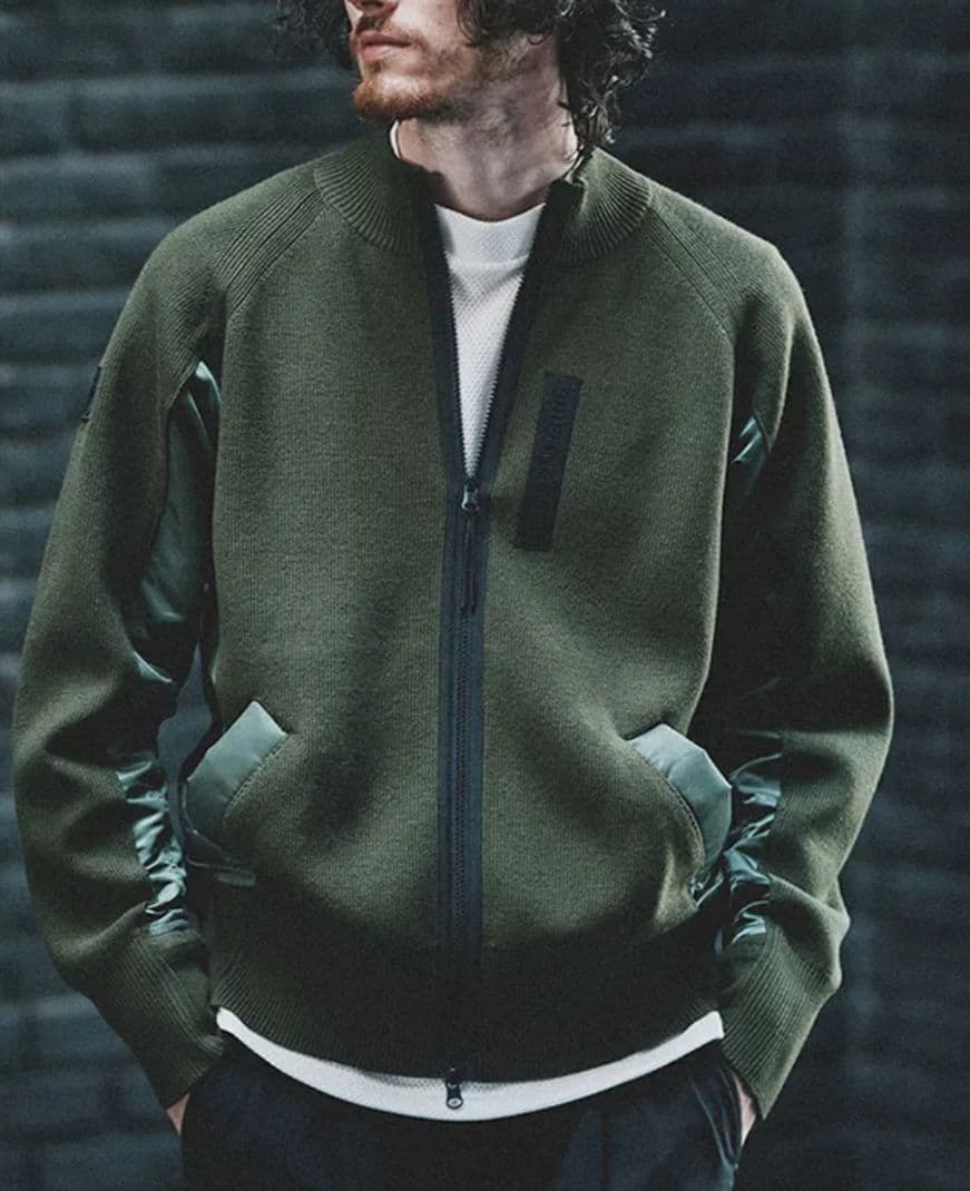 【新品】BRIEFING GOLF ニットブルゾン ブラック Ｍ