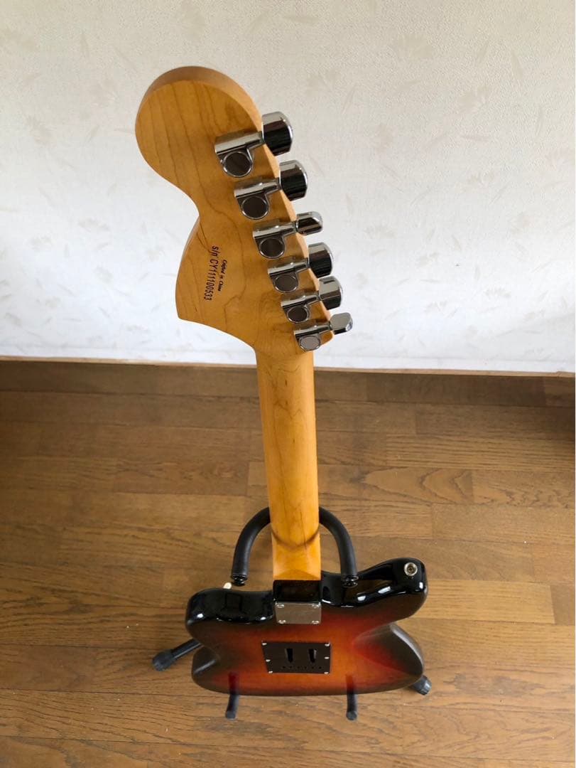 エレキギター サンバースト ギターケース付き